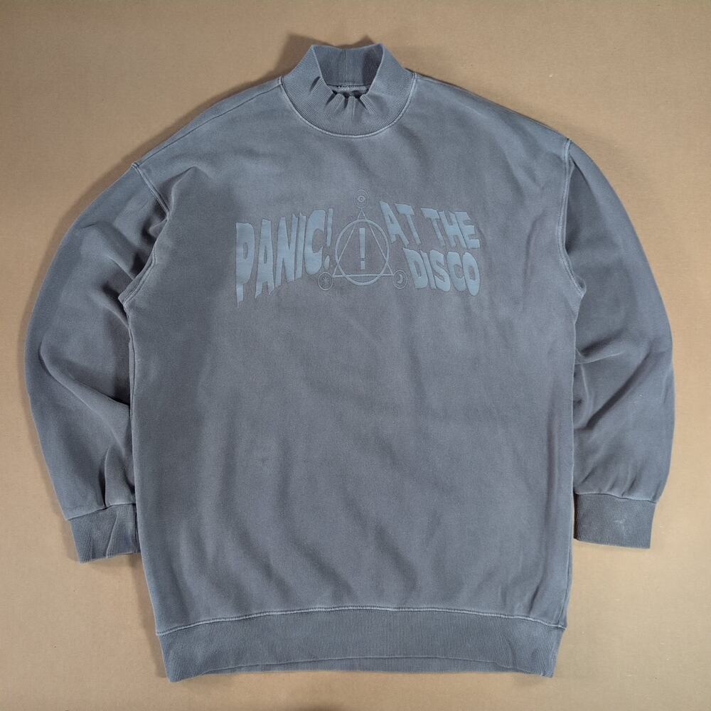 Panic At The Disco Crewneck Sweatshirt Medium 100% Cotton Emo Pop Punk